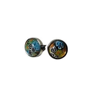 Karis millefiori stud earrings